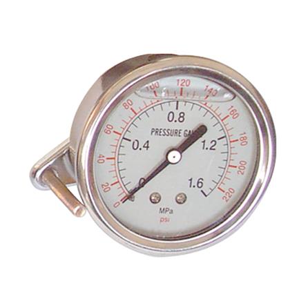 Y63軸向全鋼耐震充油壓力表螺紋BSP-1/4